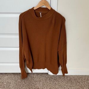 Free People Easy Street Chestnut Sweater XS